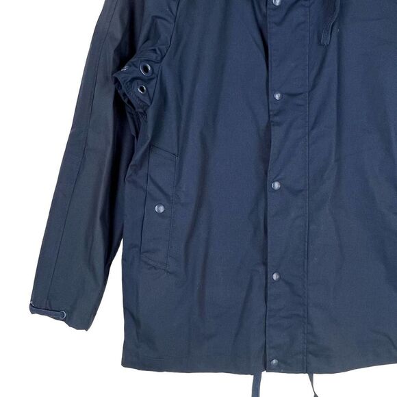 New Sempach Men US L Blue Jacket Hooded Coat Breathable Adjustable Windbreaker - Picture 7 of 16